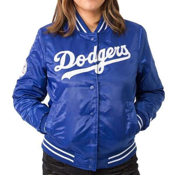 1980 Dodgers Los Angeles Satin Jacket - Echo Leather