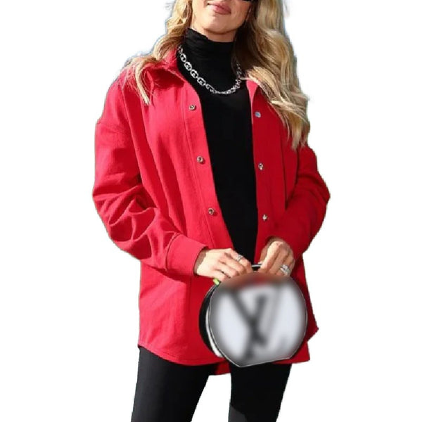 Brittany Mahomes Red Cotton Jacket