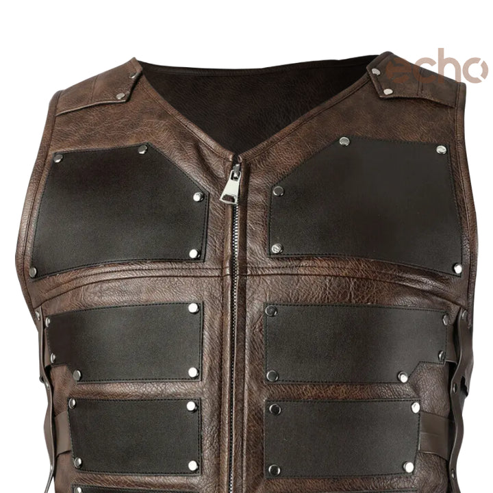 Aaron Taylor-Johnson Kraven the Hunter Vest | Echo Leather