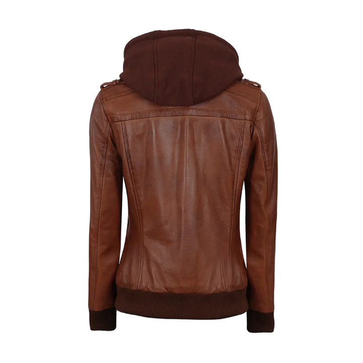 Brown Bomber Real Leather Jacket | Echo Leather