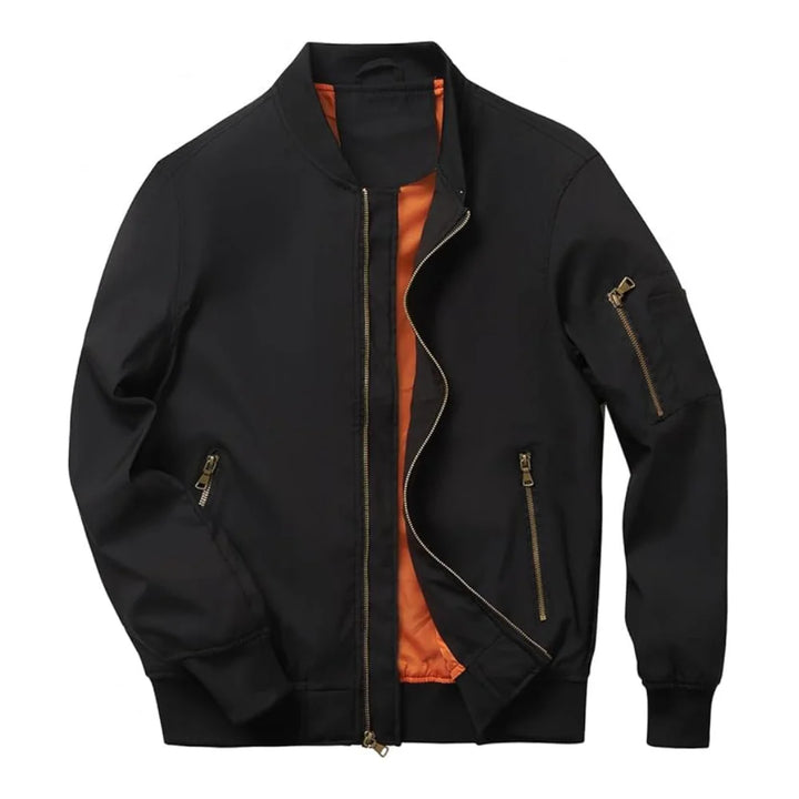 Casual Lightweight Windbreaker Bomber Jacket | Echo Leather