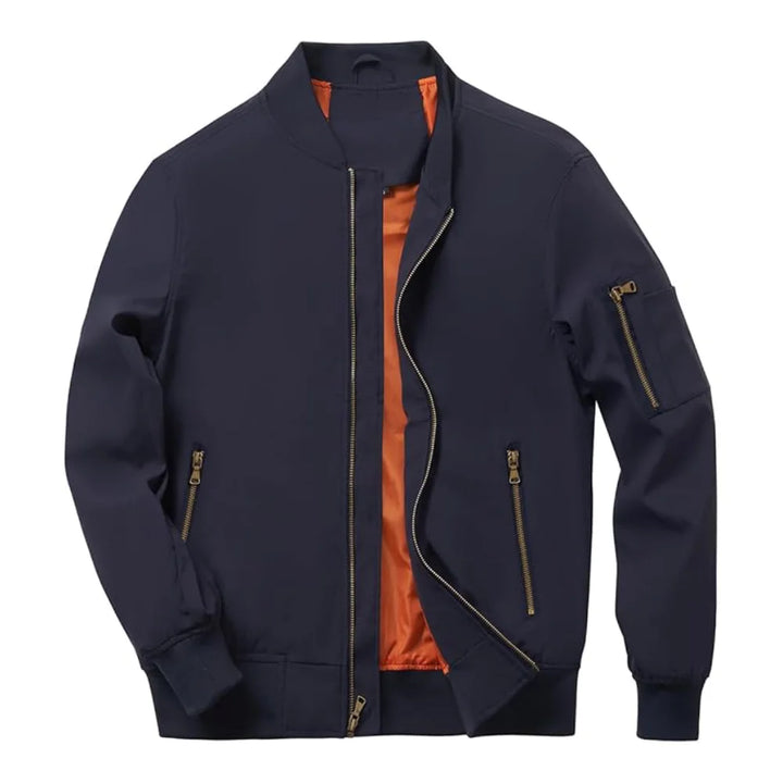 Casual Lightweight Windbreaker Bomber Jacket | Echo Leather