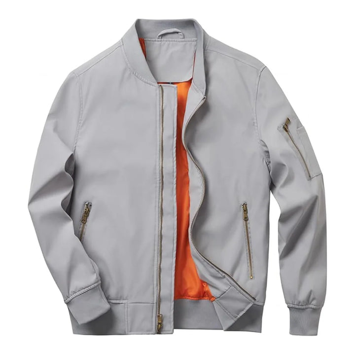 Casual Lightweight Windbreaker Bomber Jacket | Echo Leather