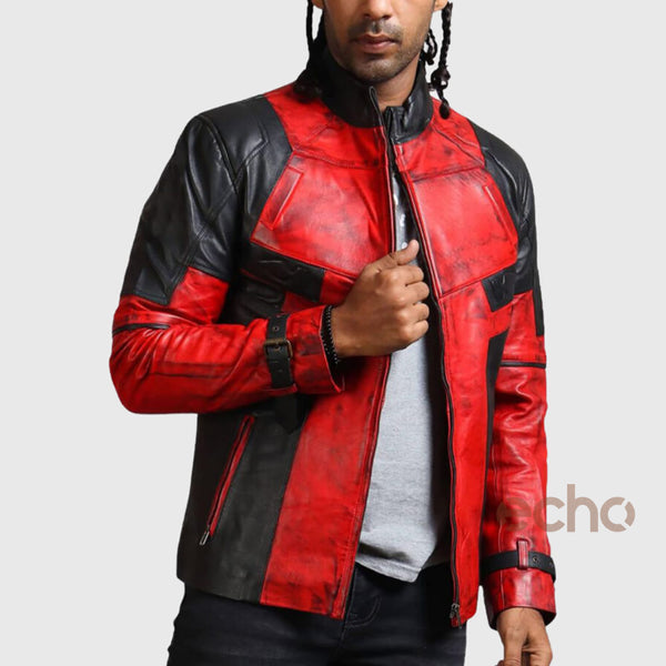 Deadpool 3 Biker Genuine Leather Jacket | Echo Leather