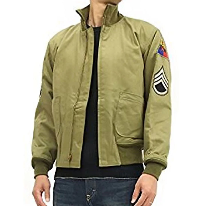 Brad Pitt Fury WW2 Military Bomber Jacket