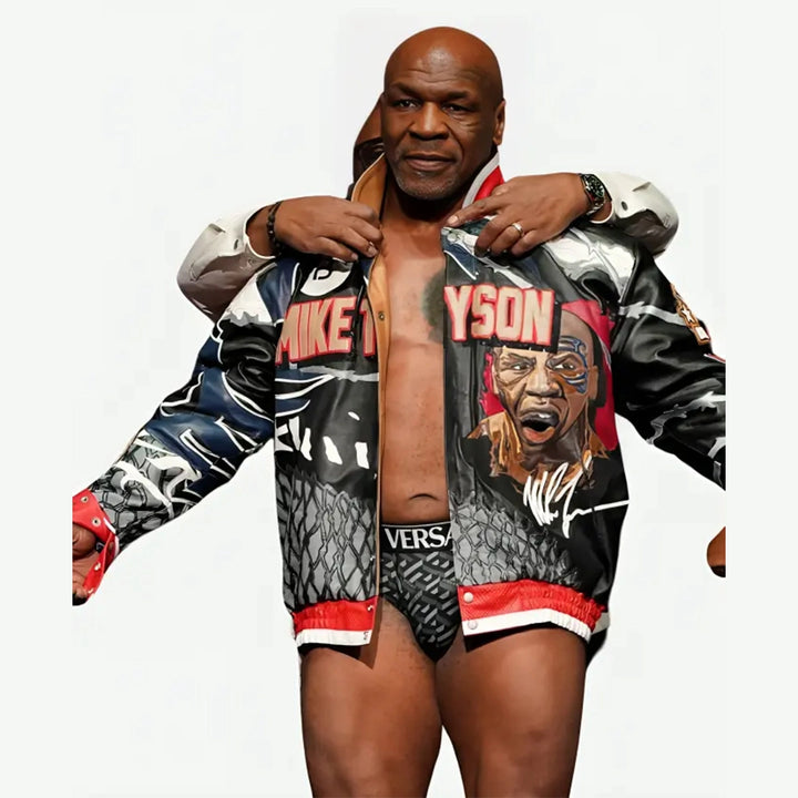 Jake Paul vs Mike Tyson Iron Mike Leather Jacket | Echo Leather