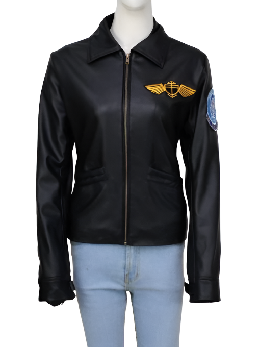 Top Gun Kelly Mcgillis Leather Jacket | Echo Leather