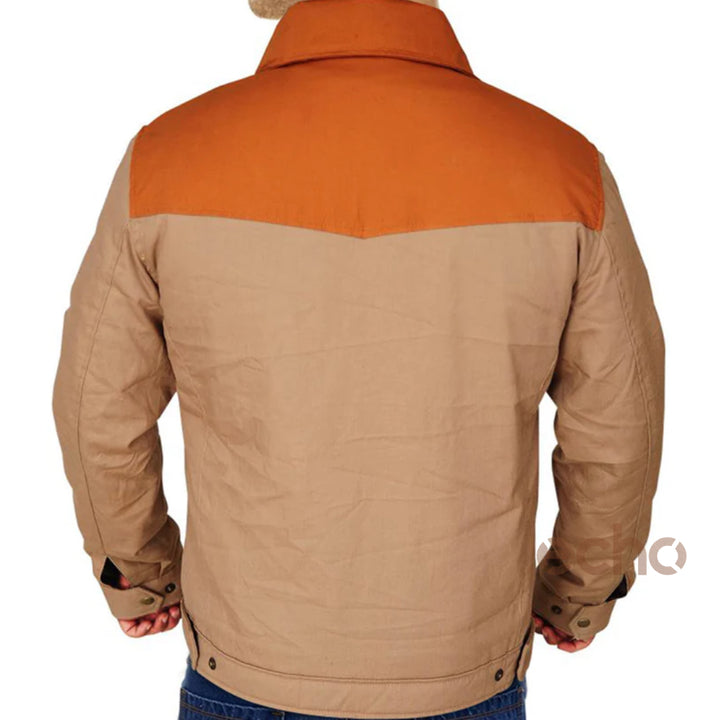 Kevin Costner Yellowstone John Dutton Cotton Jacket | Echo Leather