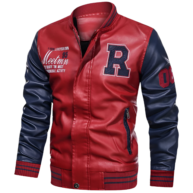 Men Racing Motocross Biker Leather Jacket | Echo Leather