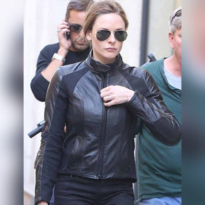 Mission Impossible 6 Ilsa Faust Black Biker Leather Jacket