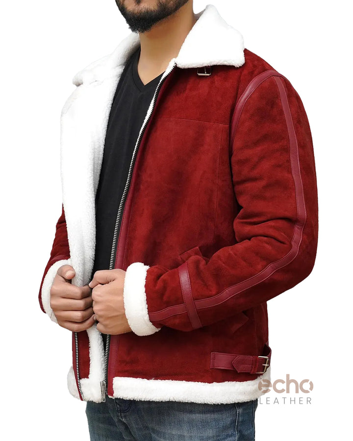 Ryan Reynolds Spirited Shearling Leather Jacket | Echo Leather