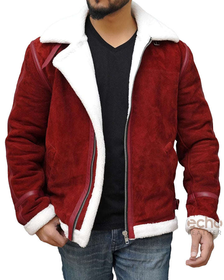 Ryan Reynolds Spirited Shearling Leather Jacket | Echo Leather