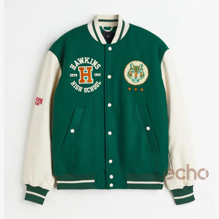 Stranger Things Baseball Varsity Jacket | Echo Leather