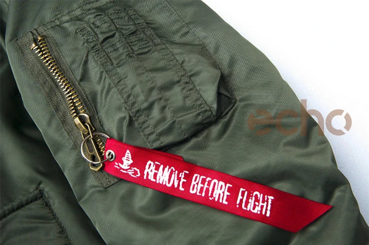 Men's MA-1 Aviator Military Pilot Thick Bomber Jacket | Echo Leather