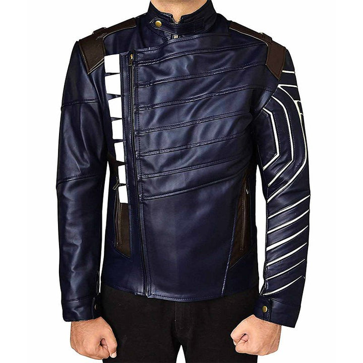 Avengers Infinity War Bucky Barnes Leather Jacket - Echo Leather