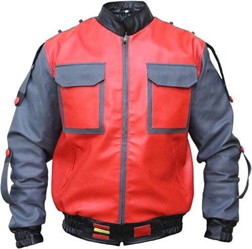 Back To The Future 2 Michael J. Fox Leather Jacket