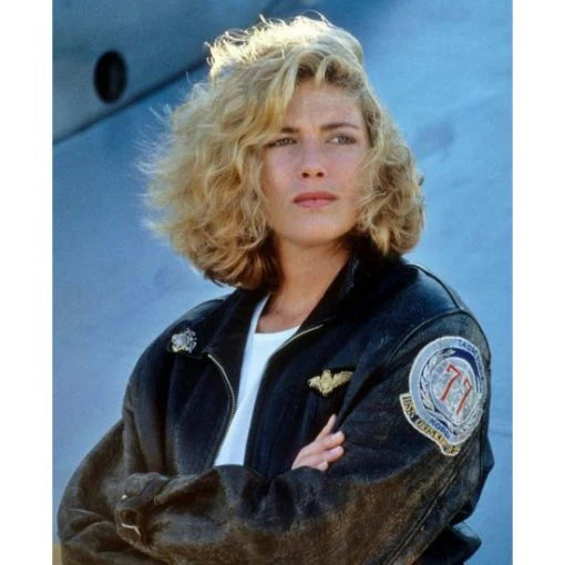 Top Gun Kelly Mcgillis Leather Jacket | Echo Leather