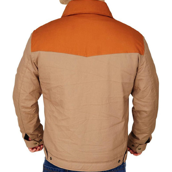 Kevin Costner Yellowstone John Dutton Cotton Jacket - Echo Leather