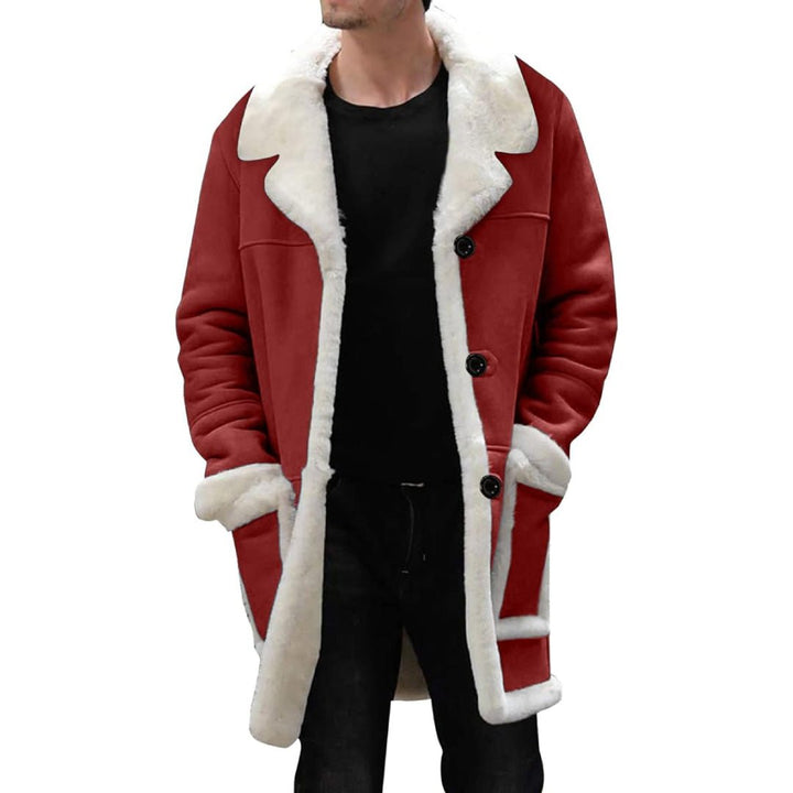 Fleece Bomber Leather Fur Trench Coat | Echo Leather