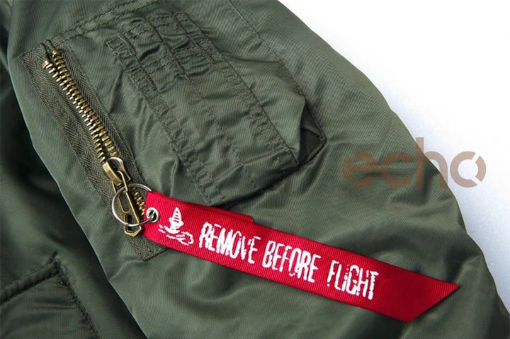 Men's MA-1 Aviator Military Pilot Thick Bomber Jacket | Echo Leather