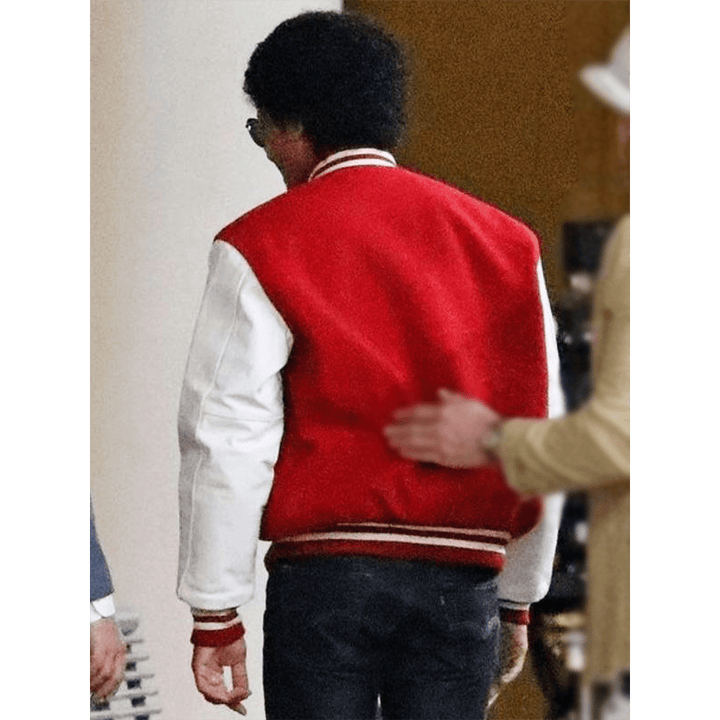 Michael 2025 Jaafar Jackson Varsity Jacket - Echo Leather