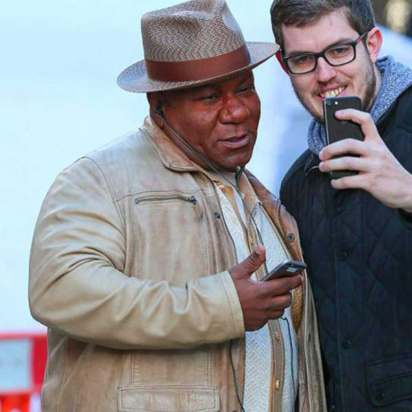 Mission: Impossible Fallout Ving Rhames Beige Biker Leather Jacket - Echo Leather
