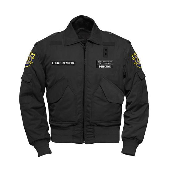 Resident Evil 2 Leon Kennedy R.P.D Bomber Jacket - Echo Leather