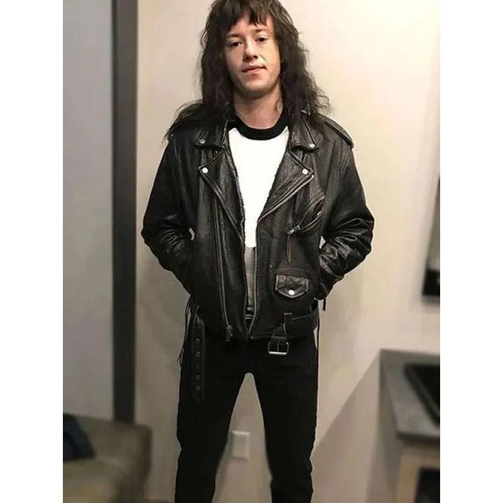 Stranger Things Eddie Munson Biker Jacket - Echo Leather