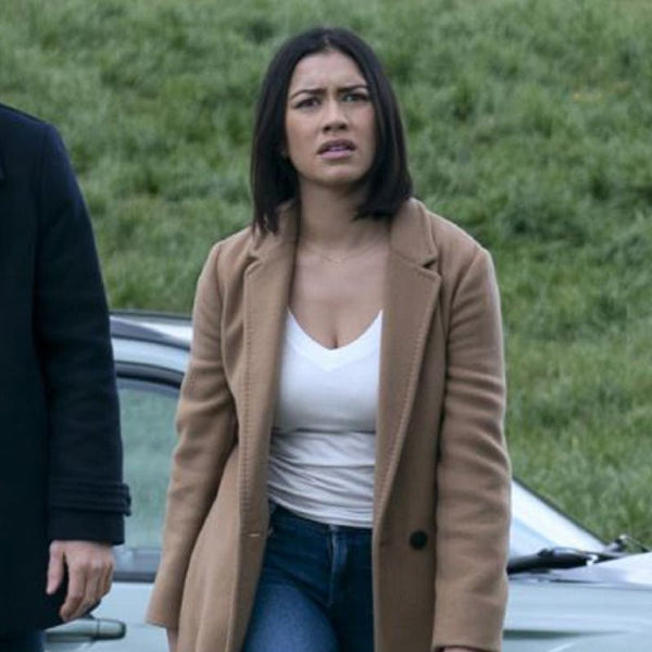 The Night Agent S01 Luciane Buchanan Wool Coat - Echo Leather