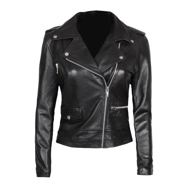 Women's Black Lambskin Real Leather Biker Jacket
Women Black Jacket
Women Genuine Leather Jacket
Women Biker Jacket
Biker Leather Jackets For Women