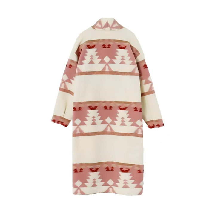 Yellowstone Beth Dutton Pink Printed Coat - Echo Leather
